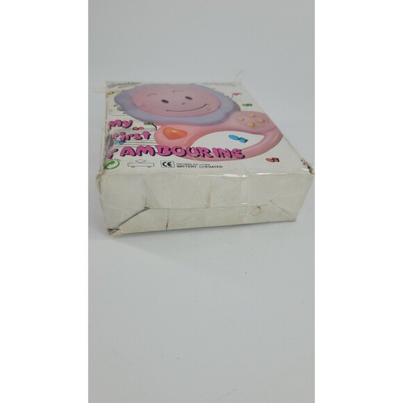 Vintage 90s My First Tambourine Toy by Smile Non-Working Kitsch Rare Novelty Toy - Picture 12 of 12